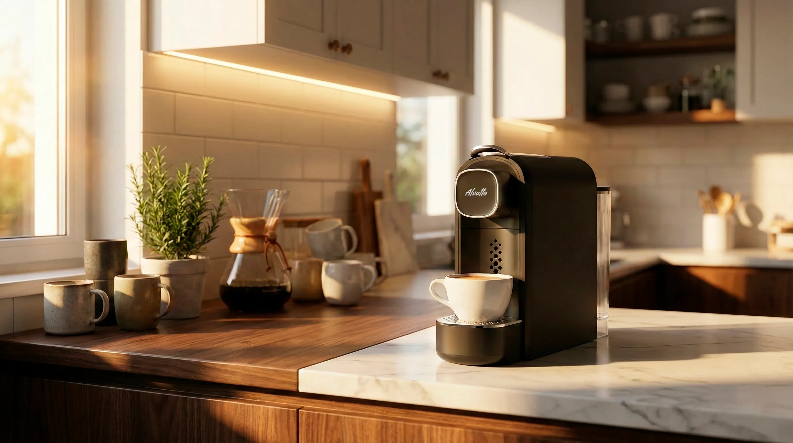 Alvatto Fino: Элегантная капсульная кофемашина