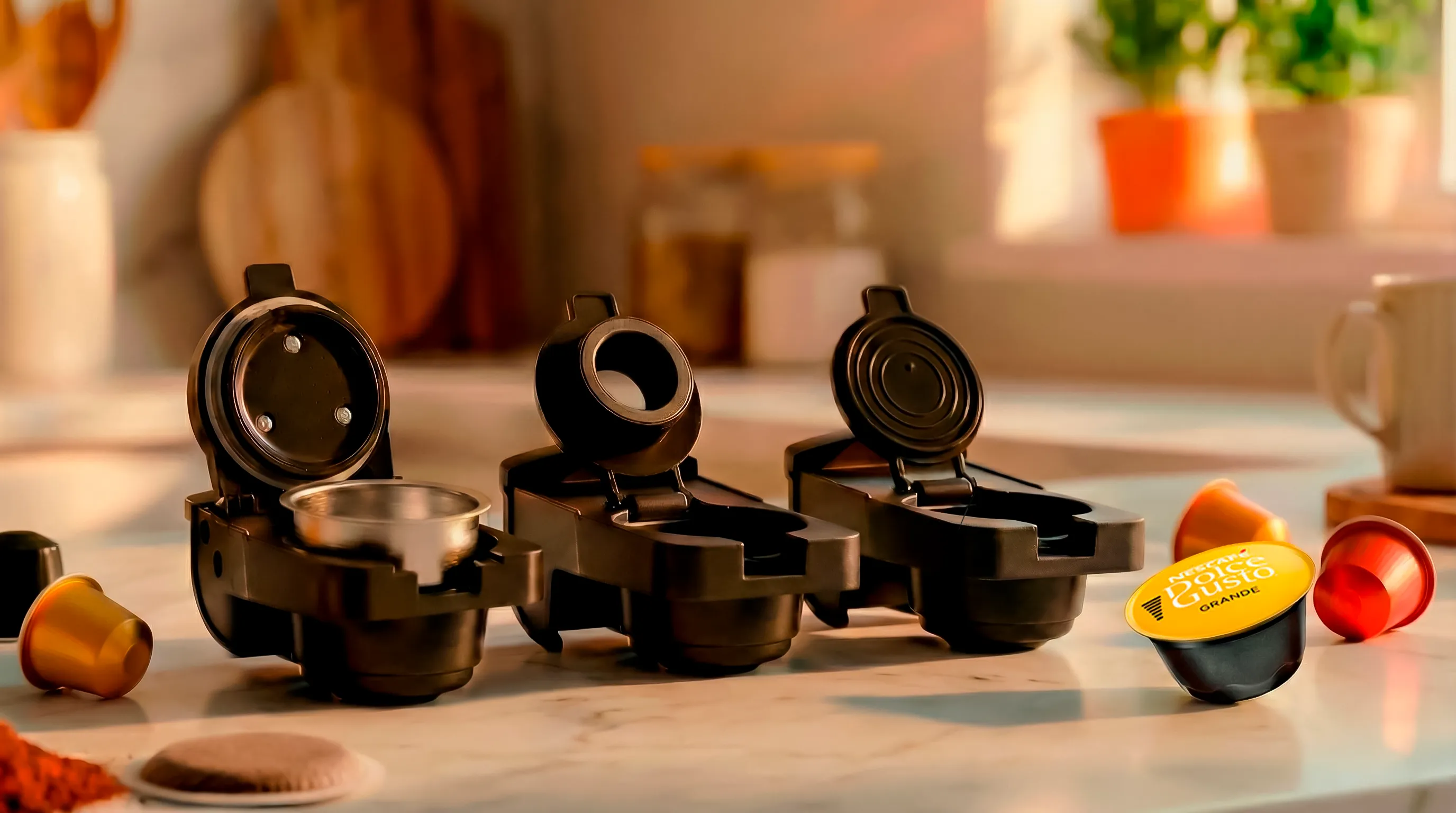 Адаптеры для кофемашин Alvatto: Nespresso, Dolce Gusto, Молотый кофе