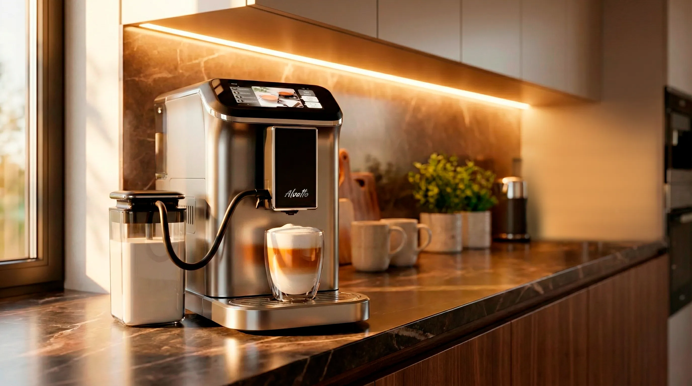 Автоматическая зерновая кофемашина Alvatto Simfonia