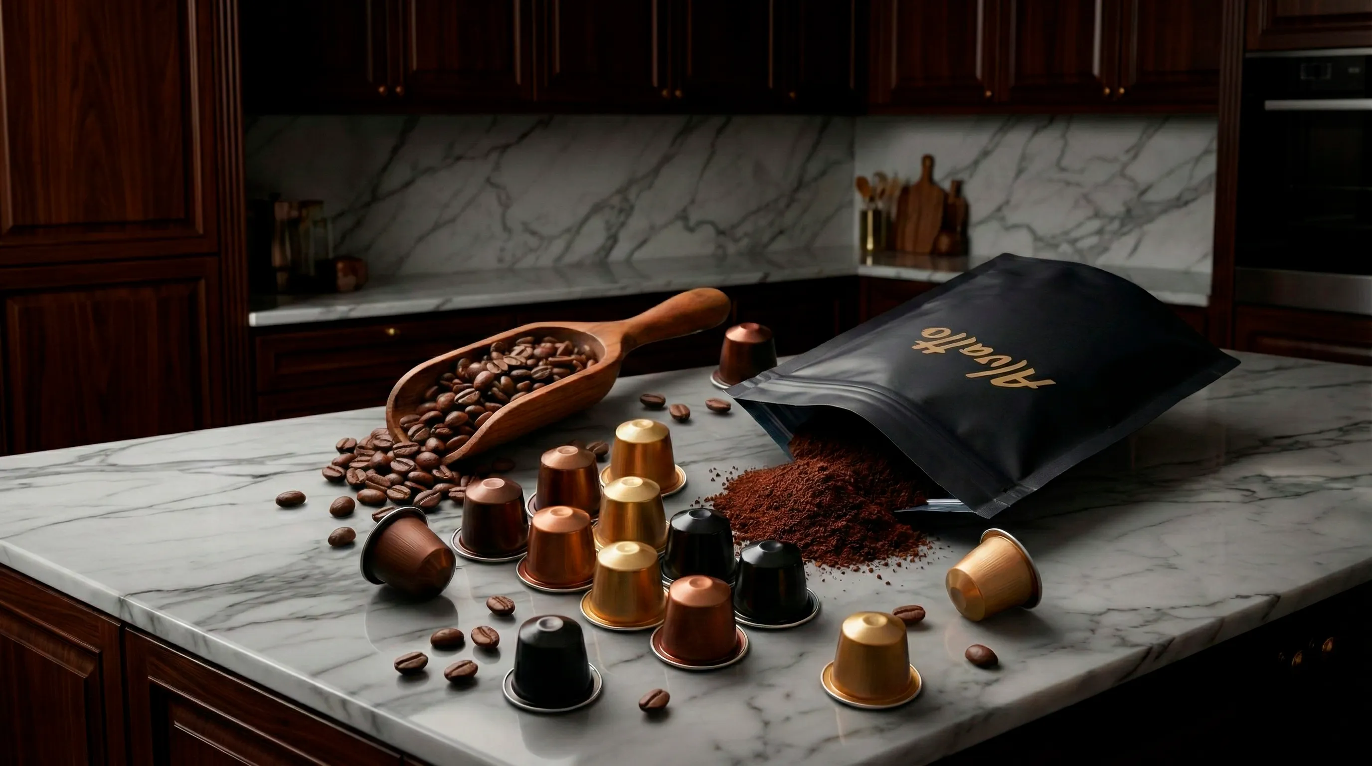 Свежеобжаренные кофейные зерна Alvatto