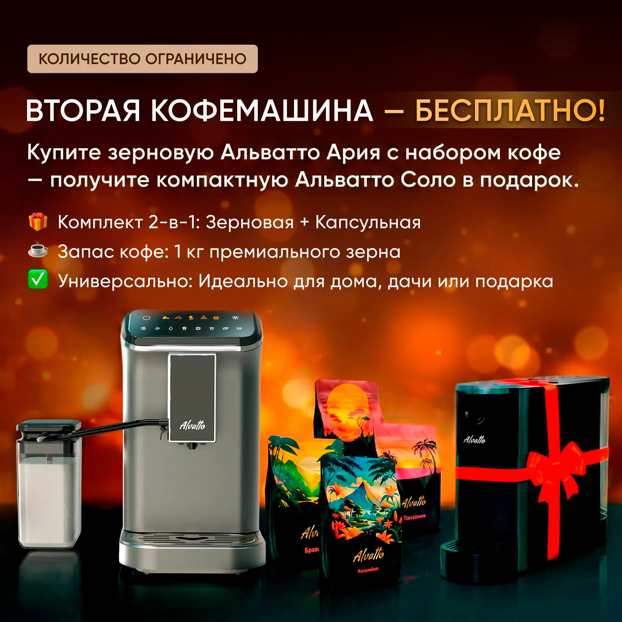 Комплект Альватто МАКСИМУМ-I (Вторая машина в подарок)