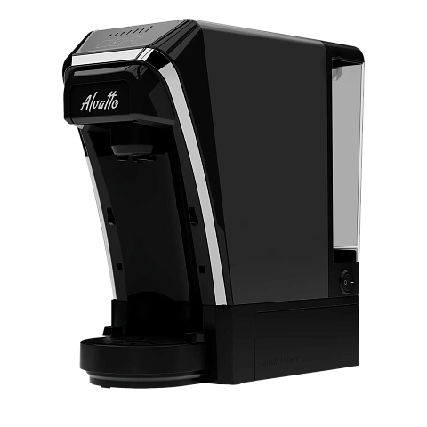 Универсальная капсульная кофемашина Альватто Дуэт 3-в-1 для капсул Неспрессо, Дольче Густо и молотого кофе, графит, 20 бар